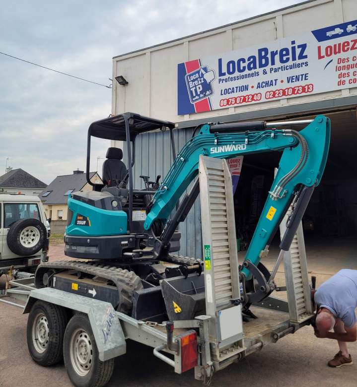 Location de pelle Bretagne