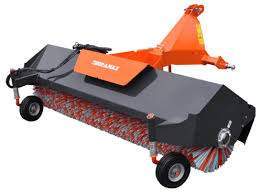 Balayeuse sur pelle à pneus Bretagne