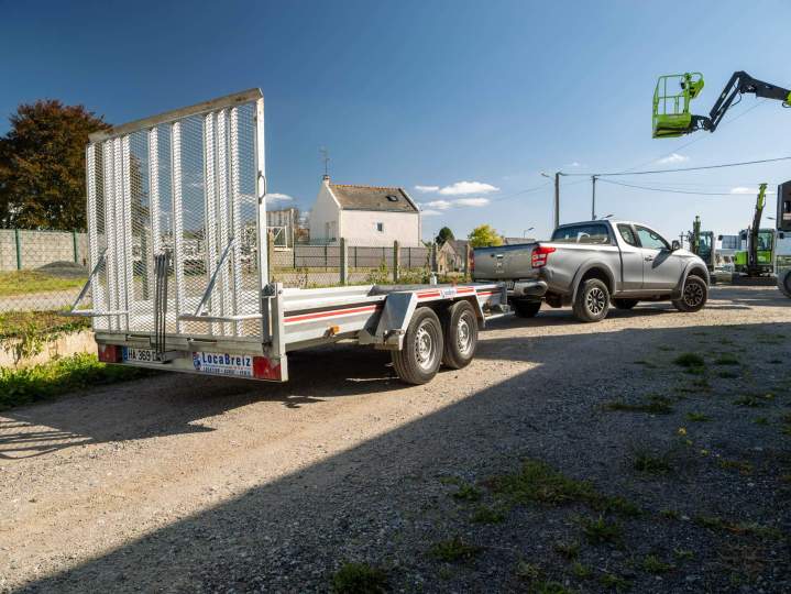 Des remorques BTP de toutes capacités